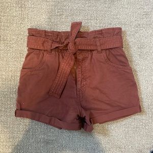 Paper bag shorts